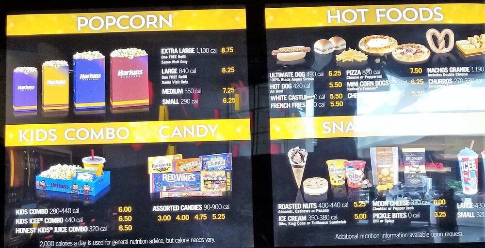 Harkins popcorn deals